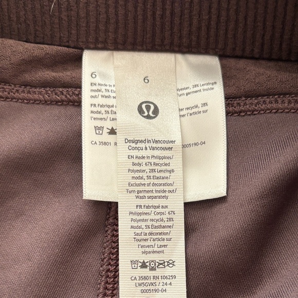 Lululemon Athletica Ribbed Softstreme Flared Leggings - Picture 6 of 6